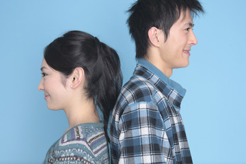 Obraz premium カップルポートレート