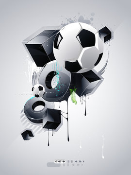 objects in the style of graffiti