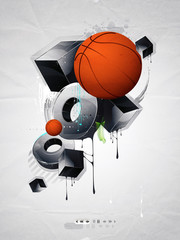 objects in the style of graffiti