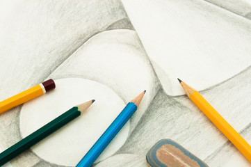 drawing and pencils