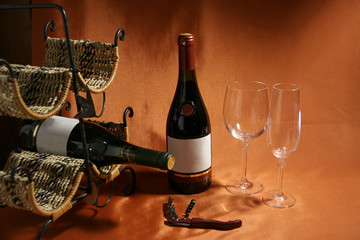 Obraz premium Still-life on a wine theme