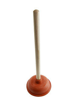 Ventouse sur fond blanc