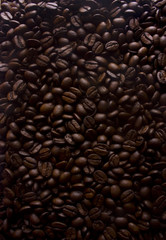 Coffee grains, background