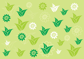 Spring floral pattern
