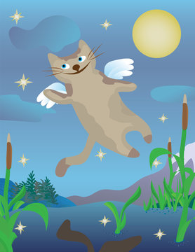 Magic Flying Cat