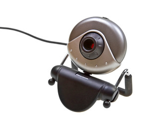 Webcam isolated on white