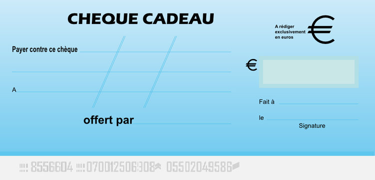 cheque cadeau Stock Vector | Adobe Stock