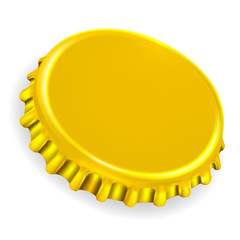 Golden Bottle Cap