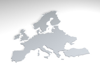 Obraz premium Europa, silver
