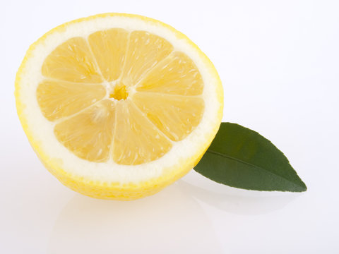 Lemon and leaf