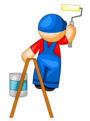 Fototapeta premium house painter