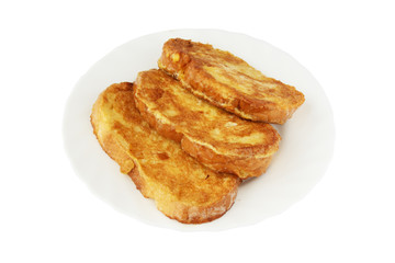 french toasts on plate