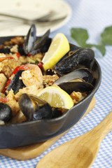 Spanish meal paella