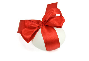 egg on white background