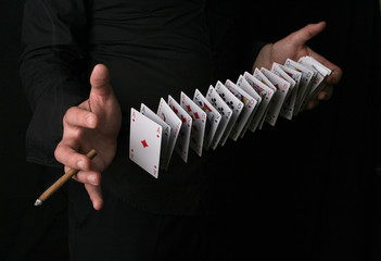crazy cards trick