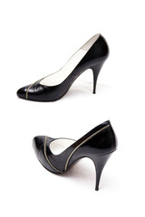 schwarze pumps high heels