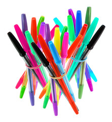 Bundles of Ballpoint Pens