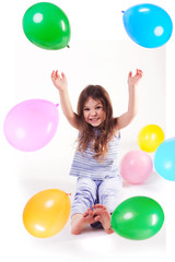 Fototapeta premium Balloon Toss