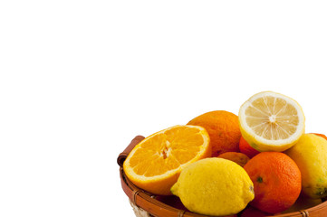 Orange and lemon