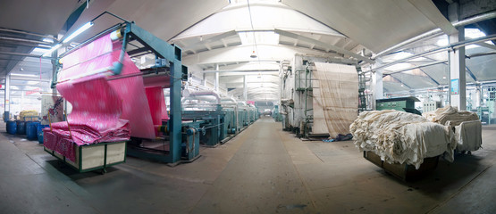 Printing and Dyeing Factory Panorama