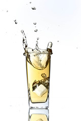 apple juice splash