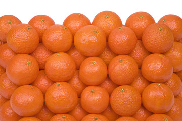 Background with tangerines