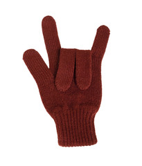 Metal fork or Devil horns sign