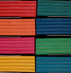 Multi colored plasticine in box