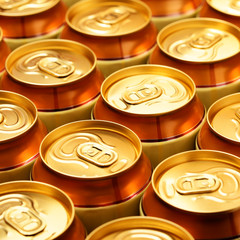 Beer cans
