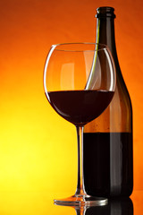 Still-life with red wine