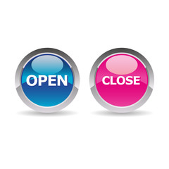 Icon open close - Picto ouvrir, fermé