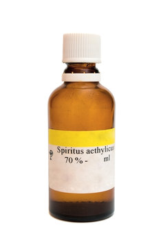 Bottle with Spiritus aethylicus