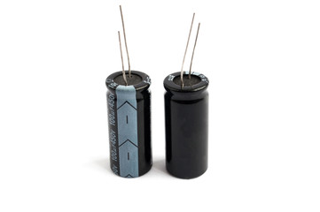 black capacitors