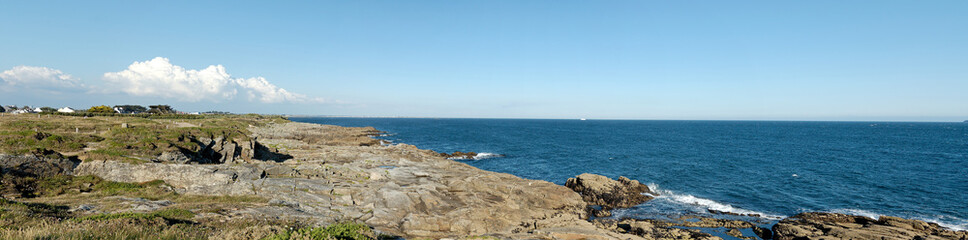 Panoramic view of the coast