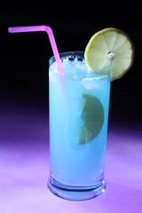 Cocktail with Blue Curacao II