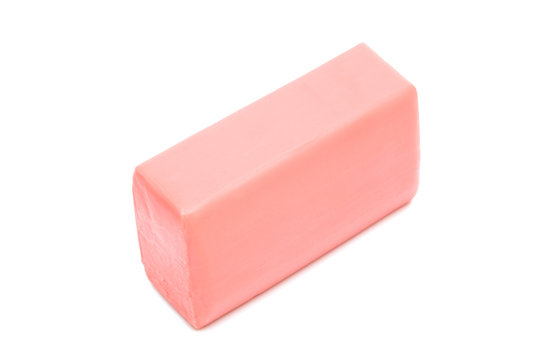 piece of pink soap