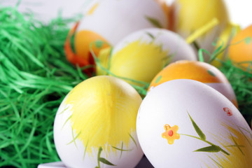 Painted easter eggs