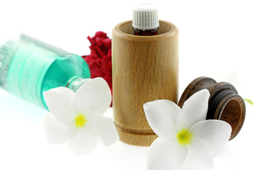 ambiance zen massage fleurs blanches huiles essentielles...