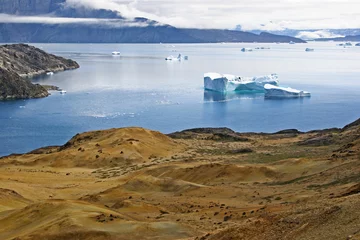 Fotobehang Mineral island by Uummannaq, Greenland. © Erik Ensted