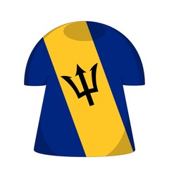Obraz premium maillot barbade drapeau barbados flag