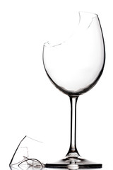broken wine glass