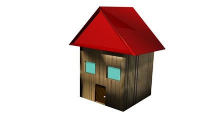 Modelowany domek © Tomasz Sergej