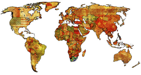 rsa on map of world
