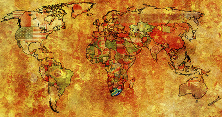 rsa on map of world