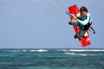 saut en kitesurf