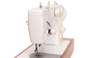 The machine sewing