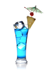 Blue Curacao cocktail
