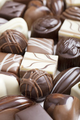 Close-up of high quality chocolate