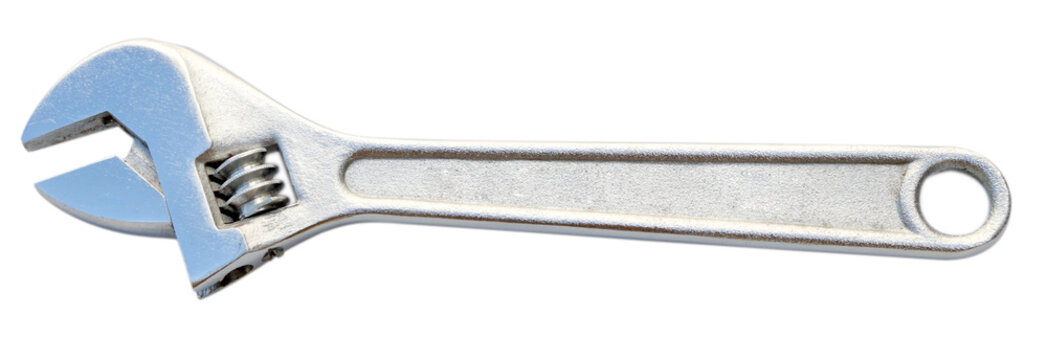 cl&eacute; &agrave; molette fond blanc