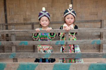 Mädchen von Asien Hmong